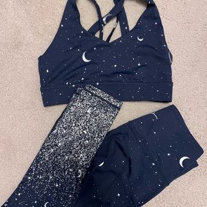 Maven thread starts and moon legging and top set